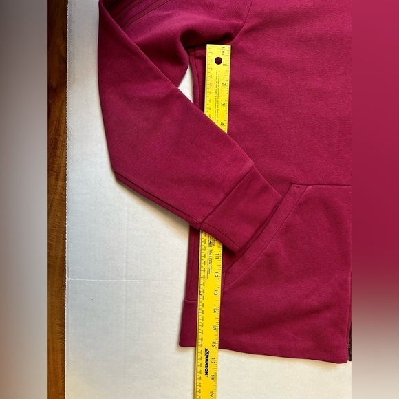Adidas women’s full zip fleece lined 3strip hoodie with drawstring hood Sz-M.D18 - Picture 9 of 9